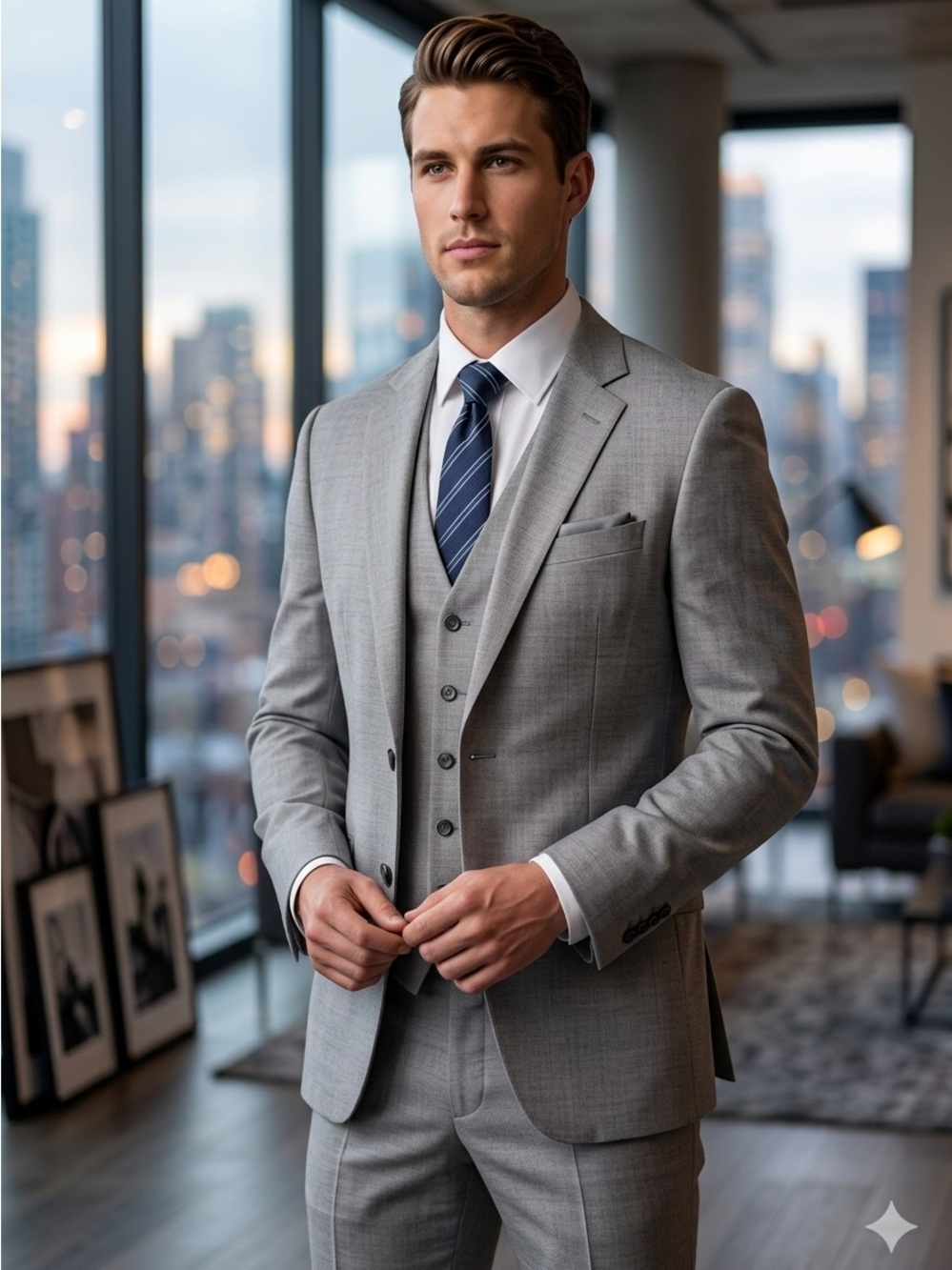 Men’s Slim fit 3 piece suit